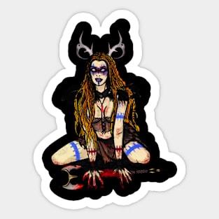 Warrior Queen Sticker